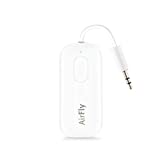 Twelve South AirFly Pro | Wireless Transmitter/Receiver with Audio Sharing for up to 2 AirPods/Wireless Headphones to Any Audio Jack for use on Airplanes, Boats or in Gym, Home, auto