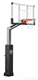 Dominator Premium Inground Adjustable Basketball Hoop - 60' Backboard w/ 3' Overhang - Aluminum Adjustable Basketball Goal - Adjusts from 7' - 10', Made of Heavy Duty Rust Proof Aluminum
