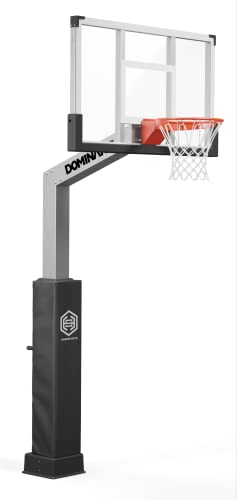 Dominator Premium Inground Adjustable Basketball Hoop - 60'...