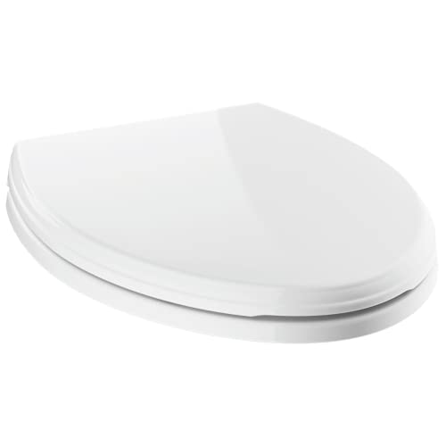 Delta -Faucet Wycliffe Slow Close Elongated Toilet Seat with...