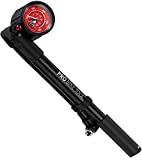 PRO BIKE TOOL Shock Pump for Mountain, Road Bikes and Motorcycle – High Pressure 300 Psi for Front Fork and Rear Bicycle Suspension Air Shocks – Anti-Leak Valve – T-Handle Design – Industrial Gauge