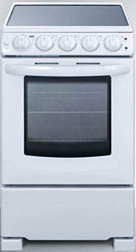 Summit REX2051WRT 20'' Freestanding Electric Range with 4...