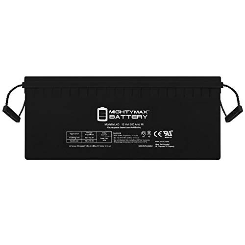 Mighty Max Battery 12V 200Ah 4D SLA AGM Battery Replacement...