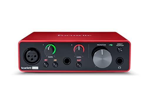 Focusrite Scarlett Solo 3rd Gen USB Audio Interface, for the...