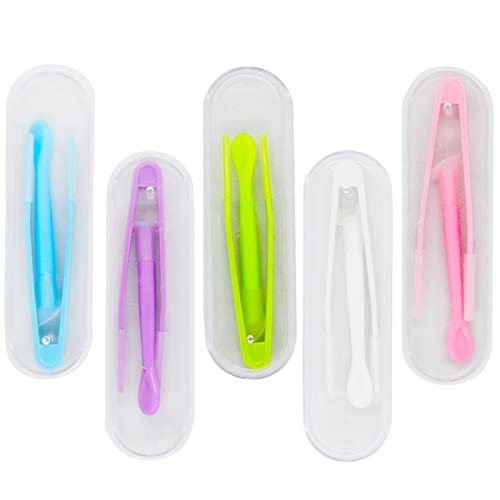 MorTime 5 pcs Portable Contact Lens Stick Tool Case Set...
