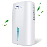 Gocheer Upgraded Dehumidifier for Home,Up to 480 Sq.ft Dehumidifiers for High Humidity in Basements Bedroom Closet Bathroom Kitchen Small Quiet Portable Air Dehumidifiers with 2000ml(64oz) Water Tank