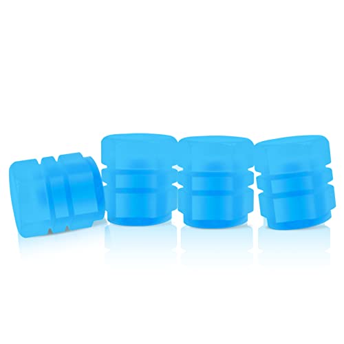 Miytsya 4 PCS Luminous Wheels Cap Tire Valve Stem, Glow...