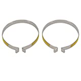 M-Wave Reflective Steel Trouser Bands, Neon Yellow