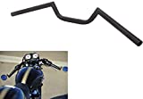 AnXin Motorcycle 7/8' Handlebar Cafe Racer Ace Clubman Style Handlebars 22MM Universal For Bobber Custom Application Black