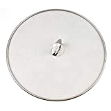 Stainless Steel Splatter Screen Mesh Pan Pot Lid Cover Oil Resist Splash Guard Frying Cooking Tools Practical Kitchen Accessories (33cm)