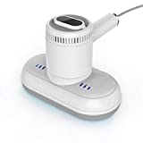 Bed Vacuum Cleaner UV Sanitizing HEPA Allergen Vacuum w/Beating,Rotating Handheld Vacuum w/350w Powerful Suction,Removes Dust Mite Matters,Bacteria,Pollen for Mattress/Pillows/Cloth/Sofas,Ergo