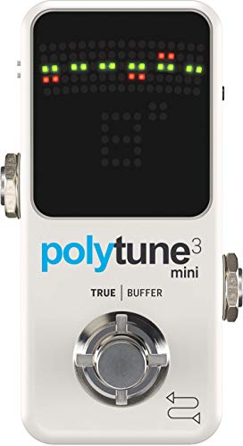 TC Electronic POLYTUNE 3 MINI Tiny Polyphonic Tuner with...