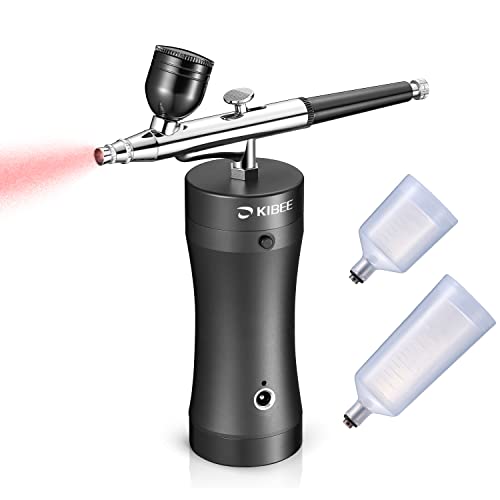 KIBEE Aibrush Rechargeable Handheld Mini Air Compressor...