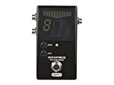 Monoprice Chromatic Pedal Tuner - Black with Normal & Bypass Outputs, Easy to Tune Your Bass & Guitars