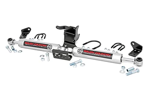 Rough Country N3 Dual Steering Stabilizer | (fits) 2018-2020...