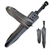 BlueSunshine Dovetail Style Adjustable Fender Bicycle Bike Cycling Front/Rear Mud Guards Mudguard Fenders Set Mountain Road fits for 24-28' Bike (Black)