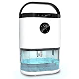 REEMKIZZ 78 oz Dehumidifier Auto Defrost Dehumidifier Ultra Quiet Dehumidifier with Timer for Closet Bedroom Bathroom Garage RV (500 sq ft)