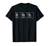 DIESEL Element Tables, Diesel Truck Breakdown Makeup T-Shirt
