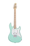 Sterling by Music Man 6 String Solid-Body Electric Guitar, Right, Mint Green (CTSS30HS-MG-M1)