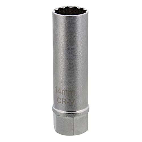 ABN Spark Plug Socket, Thin Wall 14mm 12-Point 3/8in Drive...