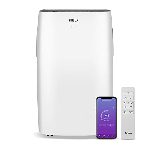 DELLA 14000 BTU Smart WiFi Enabled Portable Air Conditioner,...