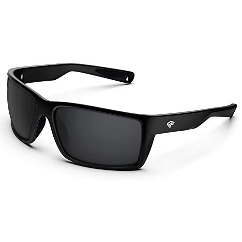TOREGE Sports Polarized Sunglasses for Men Women Flexible...