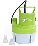 Green Expert Handy Utility Pump Submersible for Water Removal from Pool Hot Tub Garden Pond Backup Pump to Drain Flood from House 25ft Long Power Cord Easy to Use UL Certificated 203617