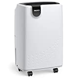 yaufey 1500 Sq. Ft Dehumidifiers for Home and Basements,with Continuous or Manual Drainage, Intelligent Control Quietly Removes Moisture