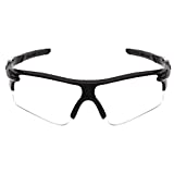 Sekishun-cho Outdoor Sports Athlete's Sunglasses for Cycling Fishing Golf,100% UV Protection (Clear)