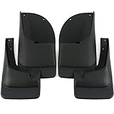 Red Hound Auto Molded Mud Flaps Compatible with Ford 1999-2007 F250 F350 & 2000-2005 Excursion Mud Guards Splash Front Rear 4pc Set (Without Fender Flares)