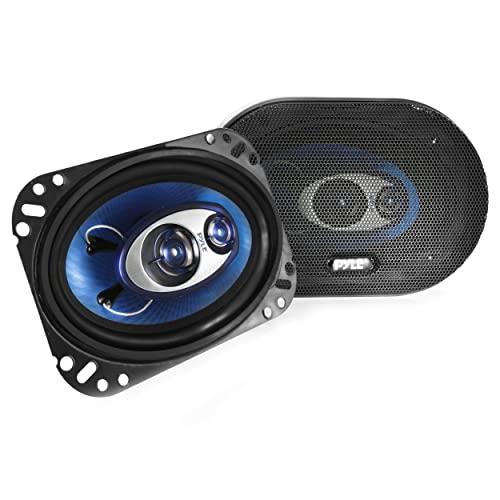 Pyle 4'' x 6'' Three Way Sound Speaker System - Pro Mid...