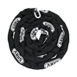 ABUS Hardened Steel 8KS 10 Foot x 5/16' Thick Square Security Chain for Bikes, Containers, Trailers, ATV's, Motorcycles and Personal/Industrial Property