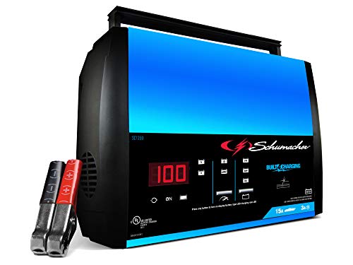 Schumacher SC1359 Fully Automatic Battery Charger,...