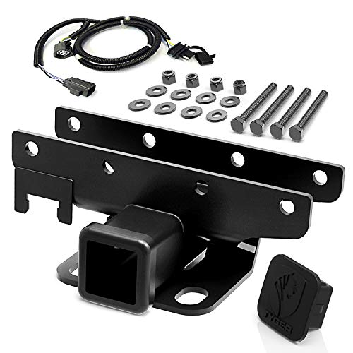 TYGER Towing Combo: 2inch Receiver Hitch & Wiring Harness &...