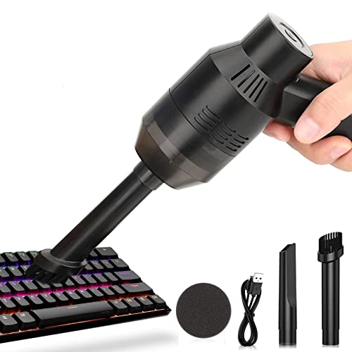 Keyboard Cleaner Powerful Rechargeable Mini Vacuum Cleaner,...