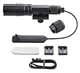 Streamlight 88090 ProTac Rail Mount HL-X USB 1000-Lumen Rechargeable Multi-Fuel Weapon Light with Integrated Red Laser, USB Battery and Cable, Remote Switch, Tail Switch, and Clips, Black, Box