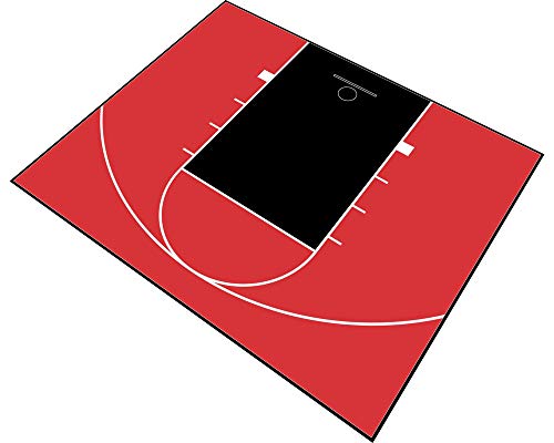 MODUTILE Outdoor Basketball Half Court Kit 30ft x 25ft...