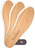 Zederna Cedar Wood Shoe Insoles for Men & Women, 3 Pairs of Foot Odor Eliminator Inserts, Very Effective Shoe Odor Remover, Against Sweaty Feet. Natural Cedar Soles, Foot Deodorant, US M7/ W8.5/ EU 39