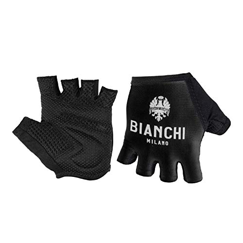 Bianchi Milano Unisex's Divor1 Cycling Mitts, Black, Small