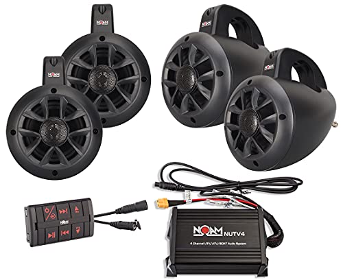 NOAM NUTV4 Quad - 4 Channels Marine Bluetooth ATV/Golf...