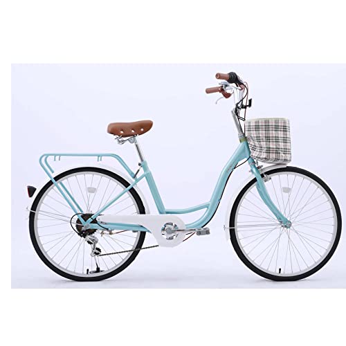 Prattbay Women's 7 Speed Hybrid Cruiser Bicycle, 26'/24'...