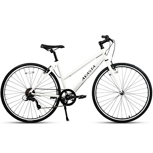 AVASTA Road Hybrid Bike for Women, Lightweight Step Throught...