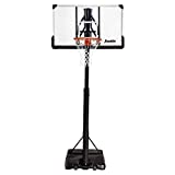 Franklin Sports Portable Basketball Hoop – 48' Adjustable Outdoor Basketball Hoop with Wheels - Authentic Driveway Basketball Hoop