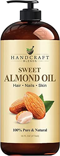 Handcraft Sweet Almond Oil - 100% Pure and Natural - Premium...