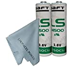 2 SAFT AA 3.6V 2400MAH Lithium Batteries - Not Rechargeable