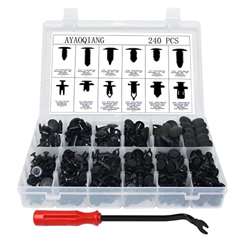 240 Pcs Car Push Retainer Kit and Free Fastener...