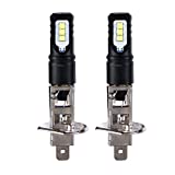 JahyShow 2Pcs H1 6000K Super Bright White 6000LM DRL LED Headlight Bulb Kit High Beam 160W