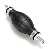 8mm 5/16 Black Primer Bulb Rubber Fuel Pump Transfer Vacuum Fuel Hand Primer Gasoline Petrol Diesel Pump for Marine Boat Accessories