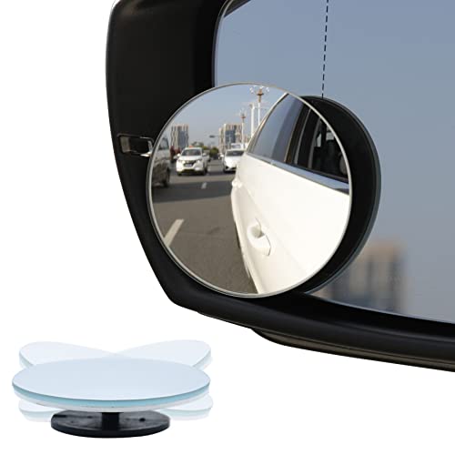 LivTee Blind Spot Mirror, 2' Round HD Glass Frameless Convex...