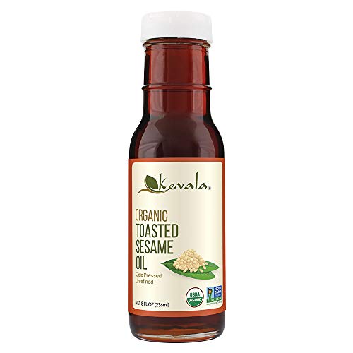 Kevala Organic Toasted Sesame Oil, 8 Ounce (Toasted Sesame...
